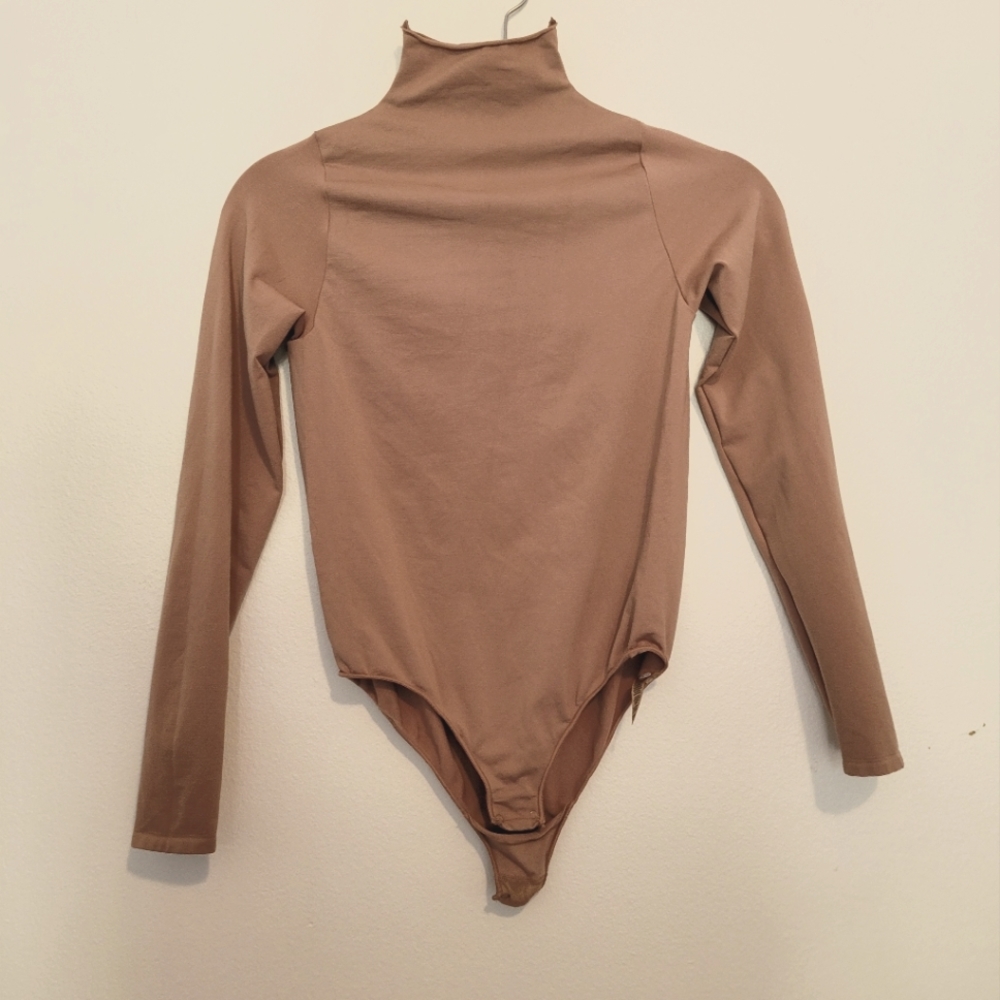 Skims orginal high neck long sleeve body suit